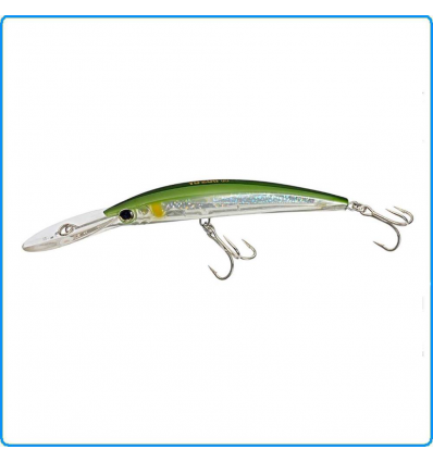 ARTIFICIALE YO-ZURI CRYSTAL MINNOW 3D DEEP DIVER 150mm 40g C44 TRAINA MARE TONNI