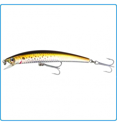 ARTIFICIALE YOZURI CRYSTAL MINNOW 90S 10g F9 SHBK SPINNING SPIGOLA TROTA LAMPUGA