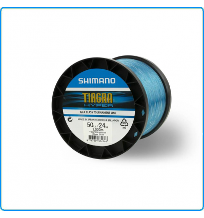 FILO SHIMANO TIAGRA HYPER IGFA CLEARBLUE 1000m 50LB 0.68mm PESCA TRAINA DRIFTING