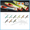 ARTIFICIALE SPINNING SEASPIN TOTO 113 CALAMARO POPPER TOPWATER 23g SPIGOLE SERRA