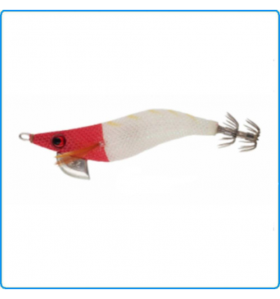 TOTANARA EGI YAMASHITA 2.5 10g DROPPER WHITE RED GLOW DA EGING CALAMARO SEPPIA