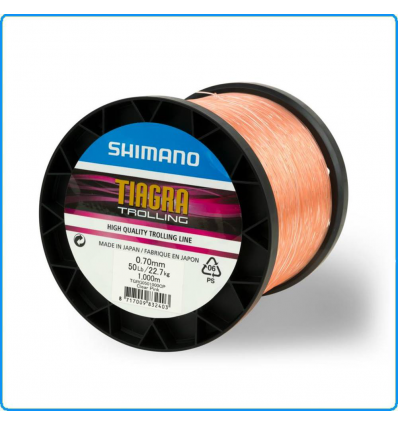 FILO SHIMANO TIAGRA TROLLING 1000m 30LB 0.55mm 13KG ROSA TRAINA TONNI RICCIOLE