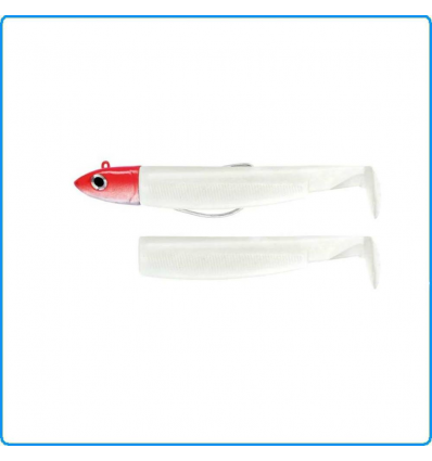 ARTIFICIALE BLACK MINNOW FIIISH 120mm 25g+10 TAGLIA N3 COMBO OFFSHORE BLANC