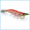 Totanara luminosa DTD Gamberino 3.0 Glow red 9cm 14g esca da seppia calamaro