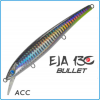 ARTIFICIALE SEASPIN EJA BULLET 130mm 28g ACC SPINNING SPIGOLA BARRACUDA SERRA